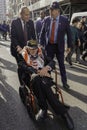 Manhattan, New York, USA - November 11, 2019: 100th Annnual Veteran Day Parade in New York