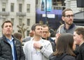 Senator Scott Wiener at a Rally Against Anti-Semitism at Civic Center Royalty Free Stock Photo