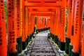 Senbon Torii at Fushimi Inari ShrineFushimi Inari Taisha. Royalty Free Stock Photo