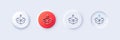 Send box line icon. Open delivery parcel sign. Cargo package. Line icons. Vector