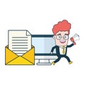 send email related Royalty Free Stock Photo