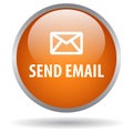 Send email web button Royalty Free Stock Photo