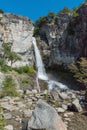 Senda Chorrillo del Salto, gorge, rocks and waterfall, El Chalten, Patagonia, Argentina Royalty Free Stock Photo