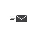 Sending mail vector icon