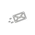 Sending Message vector icon