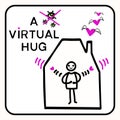 Sending virtual hug corona virus help banner. You are not alone covid 19 infographic. Social media send love heart