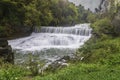 Seneca Mills Falls in Penn Yan, New York Royalty Free Stock Photo