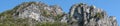 Seneca Rocks Panorama Royalty Free Stock Photo