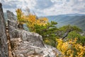 Seneca Rocks in West Virginia