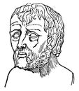 Seneca, vintage illustration