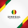 Senegal Independence Day Vector Design For Banner or Background