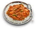 Senegalese peanut stew called mafe. Royalty Free Stock Photo