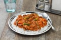 Senegalese peanut stew called mafe. Royalty Free Stock Photo