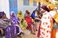 Senegalese women chatting Royalty Free Stock Photo
