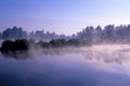 Seney Scenic in Morning Fog   62913 Royalty Free Stock Photo