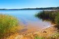 Senftenberg Lake beach Royalty Free Stock Photo