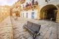 Senglea, Malta - Metal bench at the city of Senglea