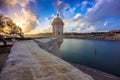 Senglea, Malta - Senglea, Malta - Watch tower at Fort Saint Michael, Gardjola Gardens at tower at Fort Saint Michael