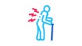 senile arthritis of back Icon Animation