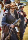 Senior actor at Medieval show in the Kaltenberg arena