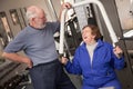 Senior Adult Couple in the Gym