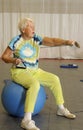Senior Aerobic Workout Royalty Free Stock Photo