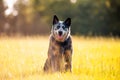 Senior Australian Cattle Dog or Blue Queensland Heeler Royalty Free Stock Photo