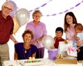 Senior Birthday Party Royalty Free Stock Photo