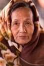 Senior burmese woman