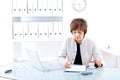 Senior businesswoman in office Royalty Free Stock Photo