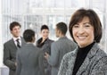 Senior businesswoman smiling Royalty Free Stock Photo