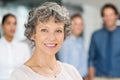 Senior businesswoman smiling