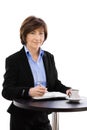 Senior businesswoman writing Royalty Free Stock Photo