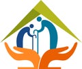 Senior citizen care logo