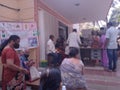 Senior Citizens awaits their turn to get a Covid-19 coronavirus vaccine