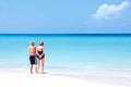 Senior couple beach vacation Royalty Free Stock Photo