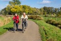 Senior couple on a bicycle Royalty Free Stock Photo