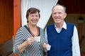 Senior Couple Enjoying Snack