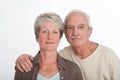 Senior couple face Royalty Free Stock Photo