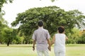 Senior Couple Leisure Outside Concept Royalty Free Stock Photo