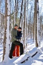Senior couple outdoors Royalty Free Stock Photo