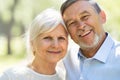 Senior Couple Outdoors Royalty Free Stock Photo