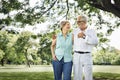 Senior Couple Relax Lifestyle Concept