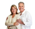 Senior couple smiling. Royalty Free Stock Photo