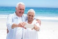 Senior couple taking a selfie Royalty Free Stock Photo