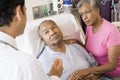 Senior Couple Talking To Doctor