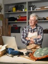 Senior craftsman Royalty Free Stock Photo