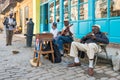 Senior cuban men playing traditional music in Havana Royalty Free Stock Photo