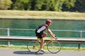 Senior cyclist Royalty Free Stock Photo