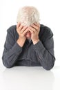 Senior depression Royalty Free Stock Photo